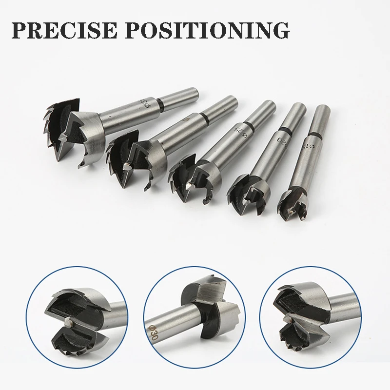 

5-piece Woodworking Hole Opener Flat Wing Drilling High Speed Hard Steel Woodworking Drill Bit Woodworking Flat Wing Drill