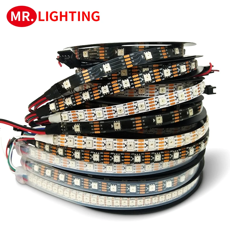 Полноцветная умсветильник та WS2815 (обновленная ws2812b) RGB Светодиодная лента