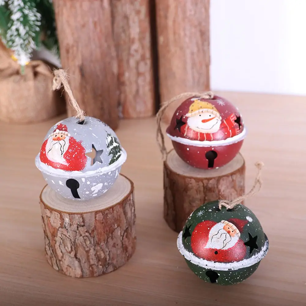 1 шт. Новый рождественский подвесной Колокольчик в виде Санта-Клауса | Дом и сад