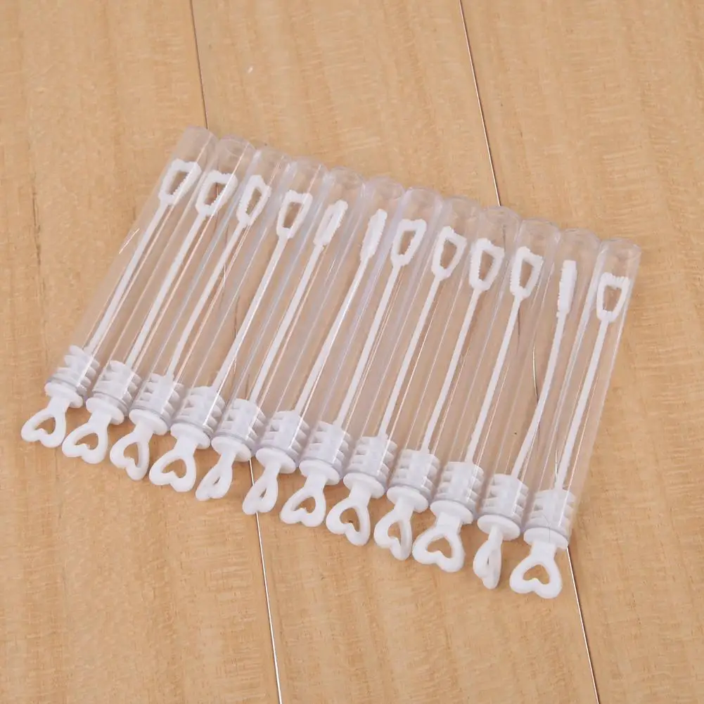 

60pcs Love Heart Bubble Wand Tube Wedding Party Bubble Soap Carry Bottle Playing Fun Magic Decor Portable Kid Toys Christmas Dec