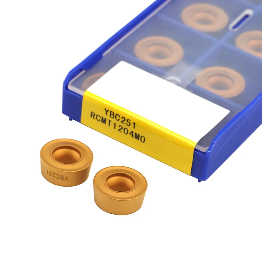RCMT YBC251/YBC252 RCMT0803MO RCMT10T3 RCMT1204 твердосплавная вставка R4 R5 R6 токарный инструмент