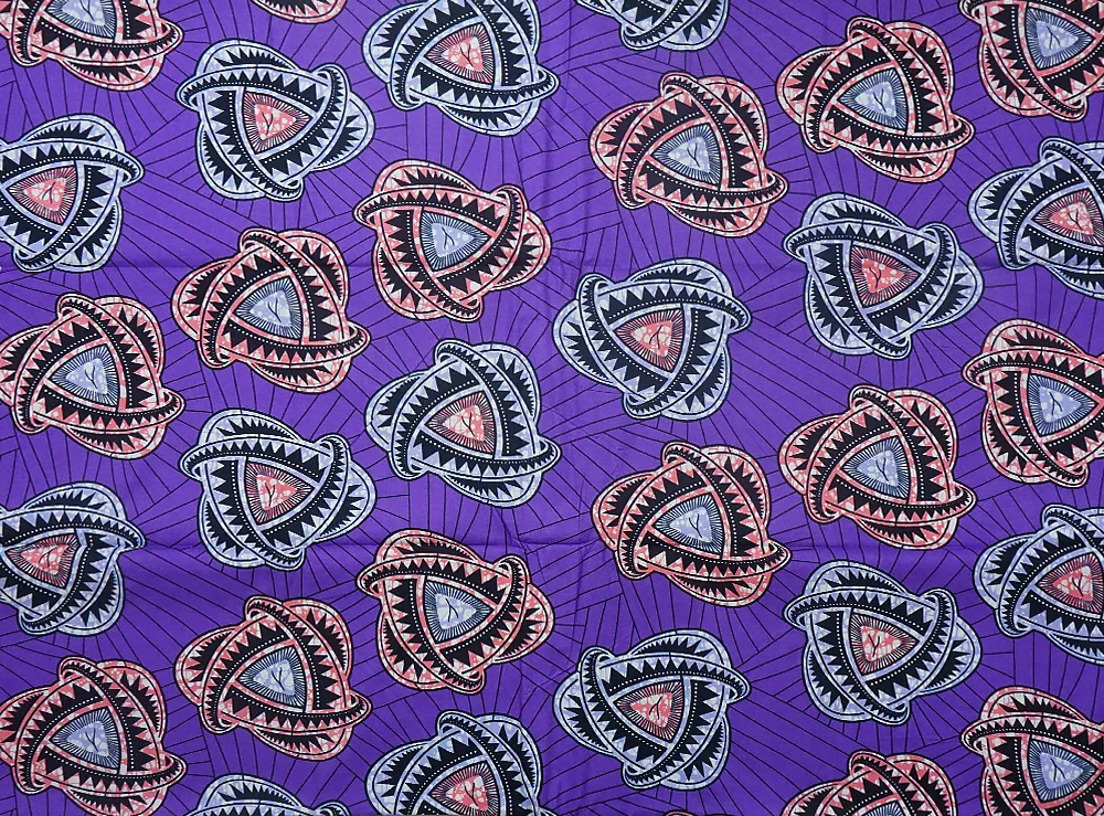 

African Ankara Printed Fabric 100% Cotton African Wax Printing Real Real Wax Sewing Tissu For Wedding Party Dress 6 Yards