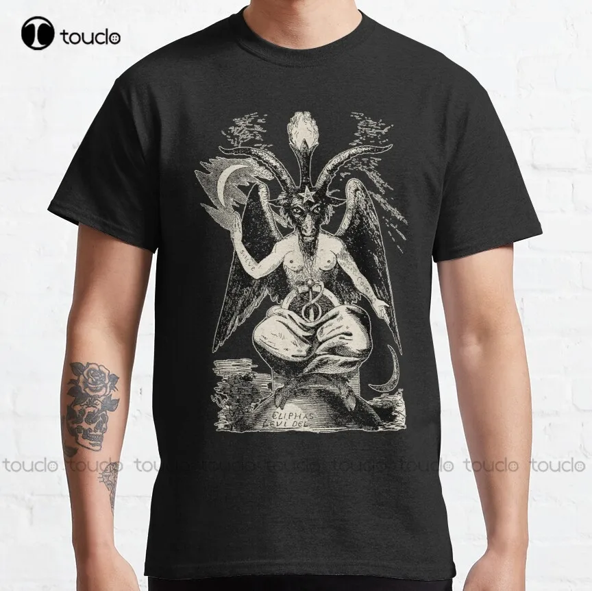 

Baphomet Devil Lucifer Luzifer Classic T-Shirt White T Shirt Custom Aldult Teen Unisex Digital Printing Tee Shirt Xs-5Xl