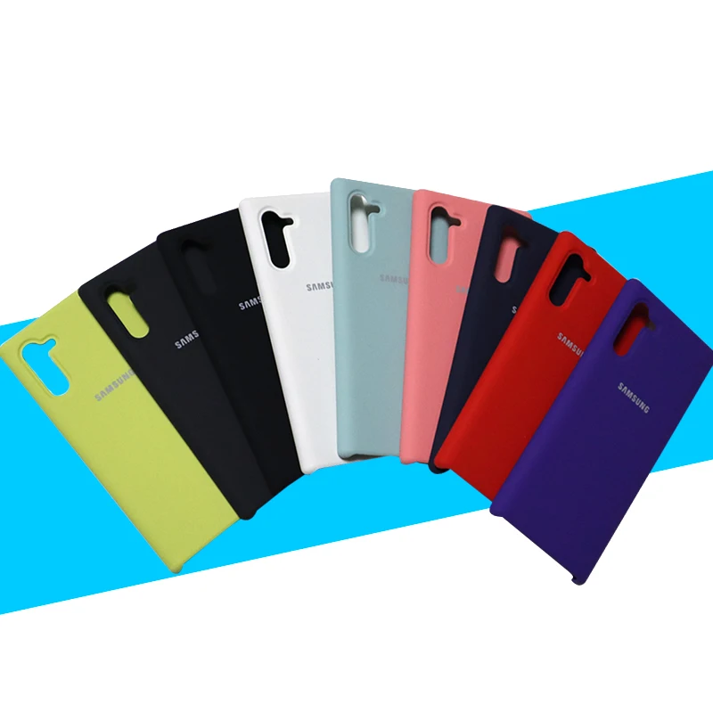 Чехол для samsung Note10 10 + смартфон оригинальный мягкий силиконовый защитный чехол