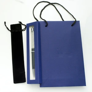 Imported Luxury Diamong on top crystal pen with  Christmas gift bag and pen box and velvet pouch student love