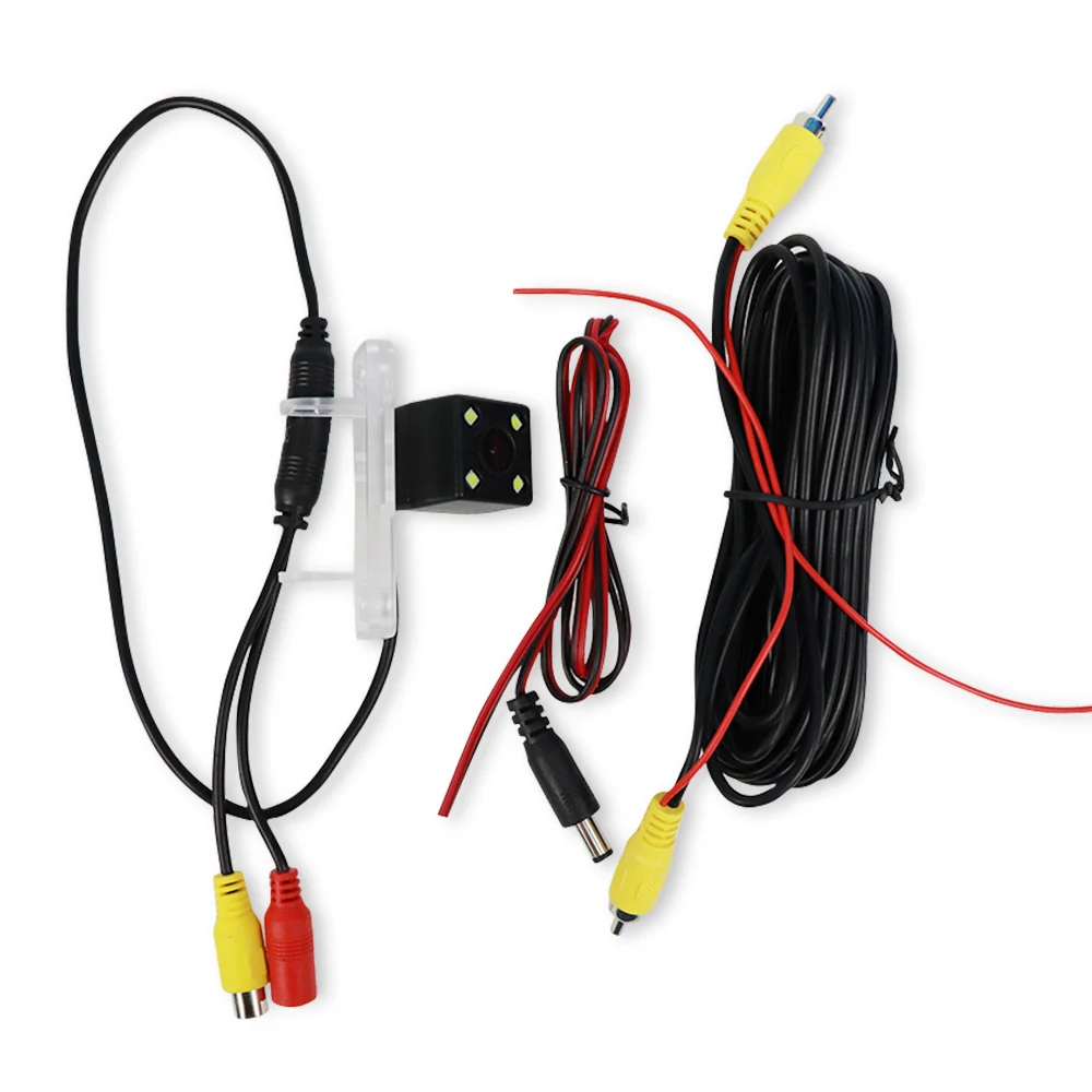 Wireless Car CCD Rear Camera Fisheye 4 8 12 Led Dynamic trajectory For Mercedes Benz Clk W209 W203 W219 E-Class W211 2002-2008 | Автомобили