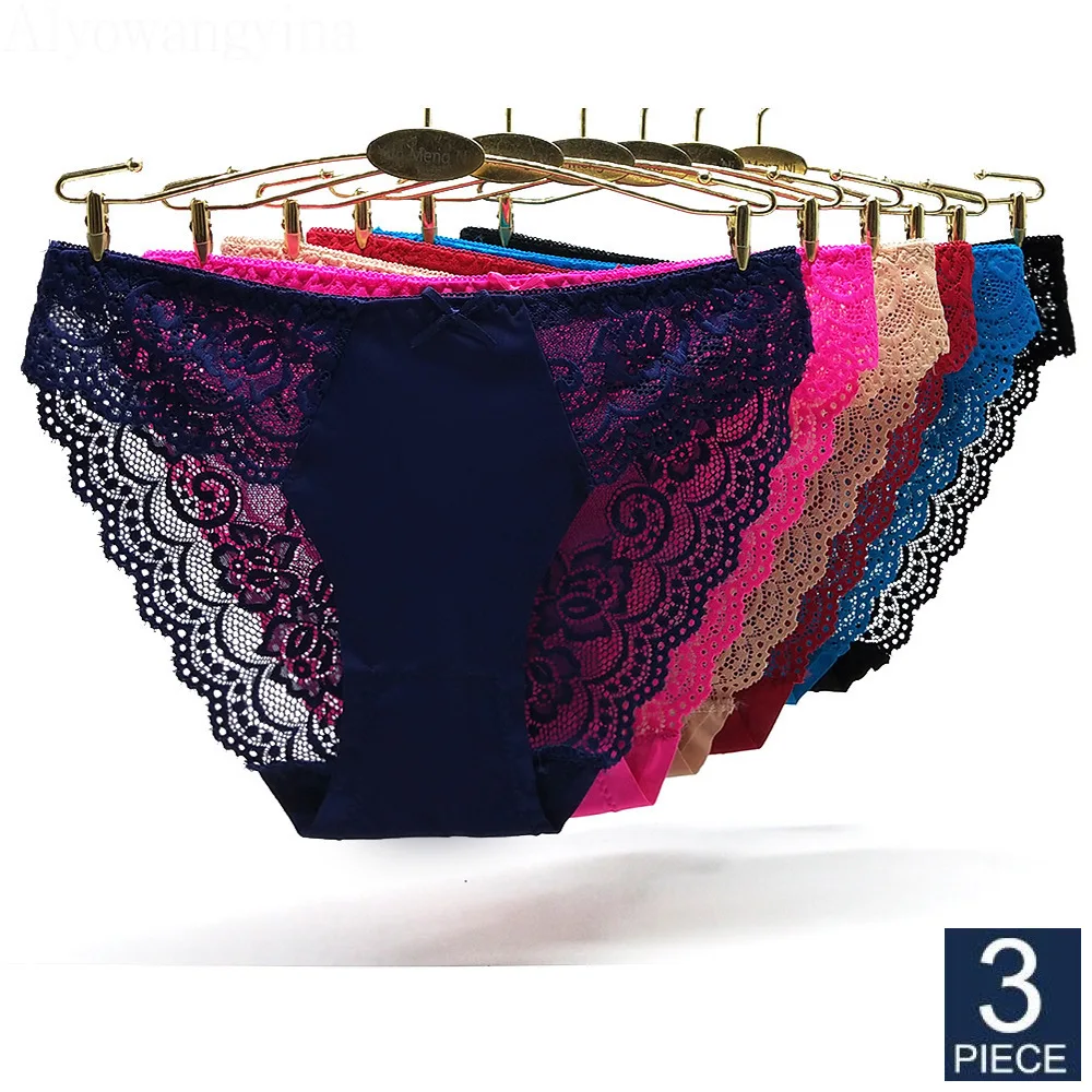 

Alyowangyina, 3 шт./лот, 3 цвета, хлопковые однотонные женские трусы, комфортное нижнее белье, женские сексуальные трусики, 89461