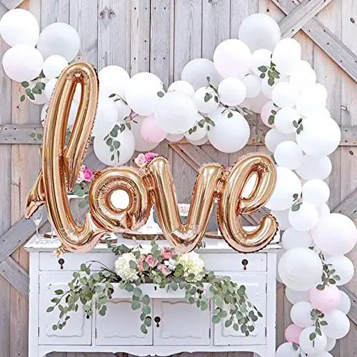 Воздушный шар из лигатуры с надписью Love для свадьбы юбилея Дня Святого Валентина