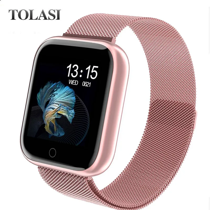 Женские Водонепроницаемые Смарт часы P70 P68 Plus Bluetooth для Xiaomi IPhone телефона