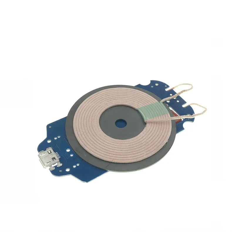 

10W Wireless Charger Module Transmitter PCBA Board + Coil General QI Standard with LED Light