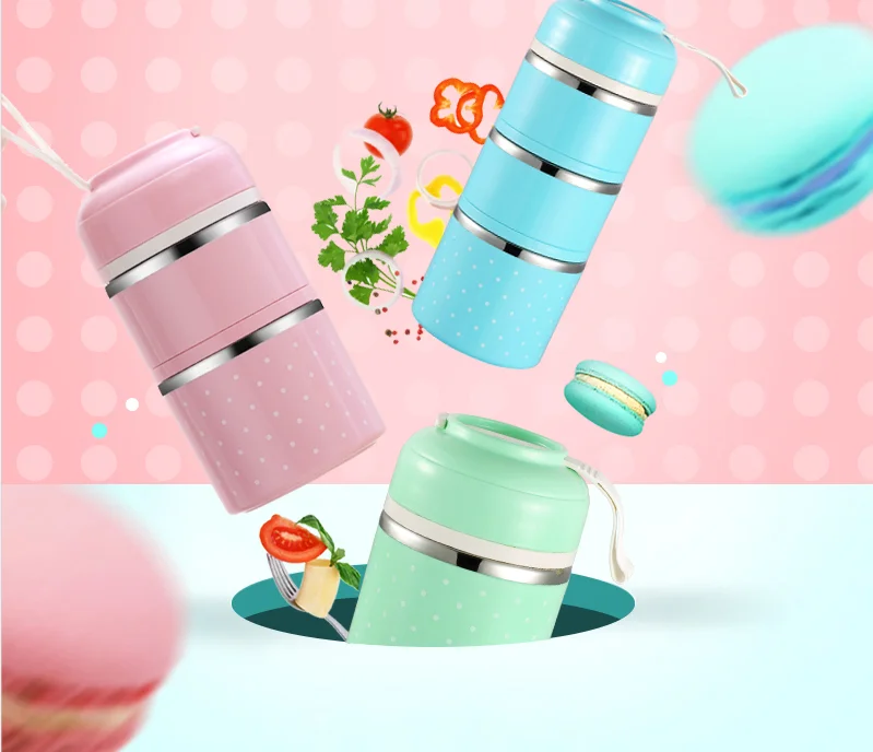 JOYLOVE Ланч-бокс для детей школьная портативная коробка бенто контейнер еды