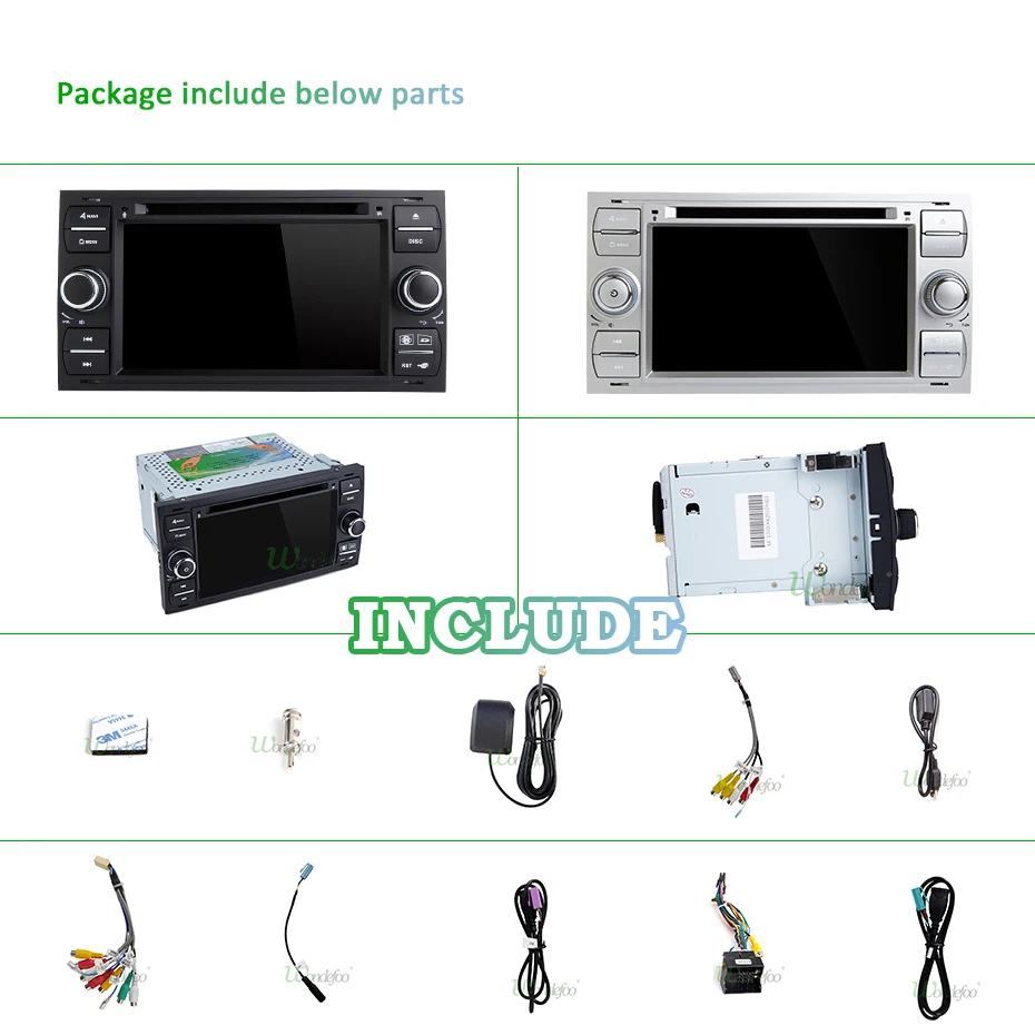 4G+ 64G Автомобильный dvd-плеер Android 9,0 2 din в тире для Ford Transit Focus подключение S-MAX C-MAX Kuga Mondeo Автомобильный Радио gps Мультимедиа