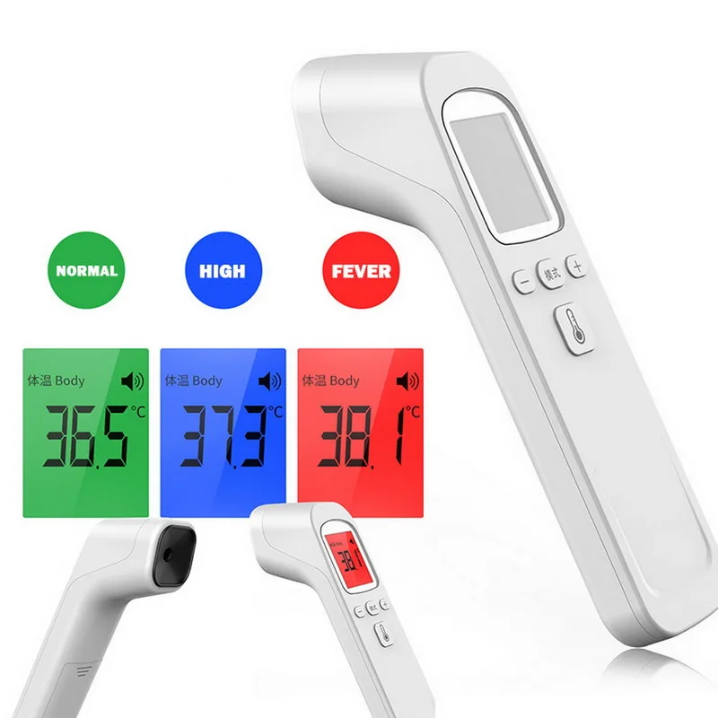 Digital Thermometer Forehead Ear Non-Contact Body Measurement Termometro Infrared LCD Adult Fever IR Children | Инструменты