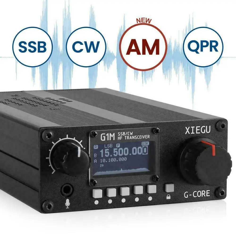 Любительское радио XIEGU G1M SSB/CW 0,5-30 MHz Moblie радио HF трансивер Ham QRP