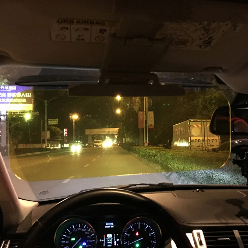High Quality Day Night Anti-dazzle Car Sun Visor HD Dazzling Goggles Driving Mirror UV Fold Flip Down for Clear View | Автомобили и