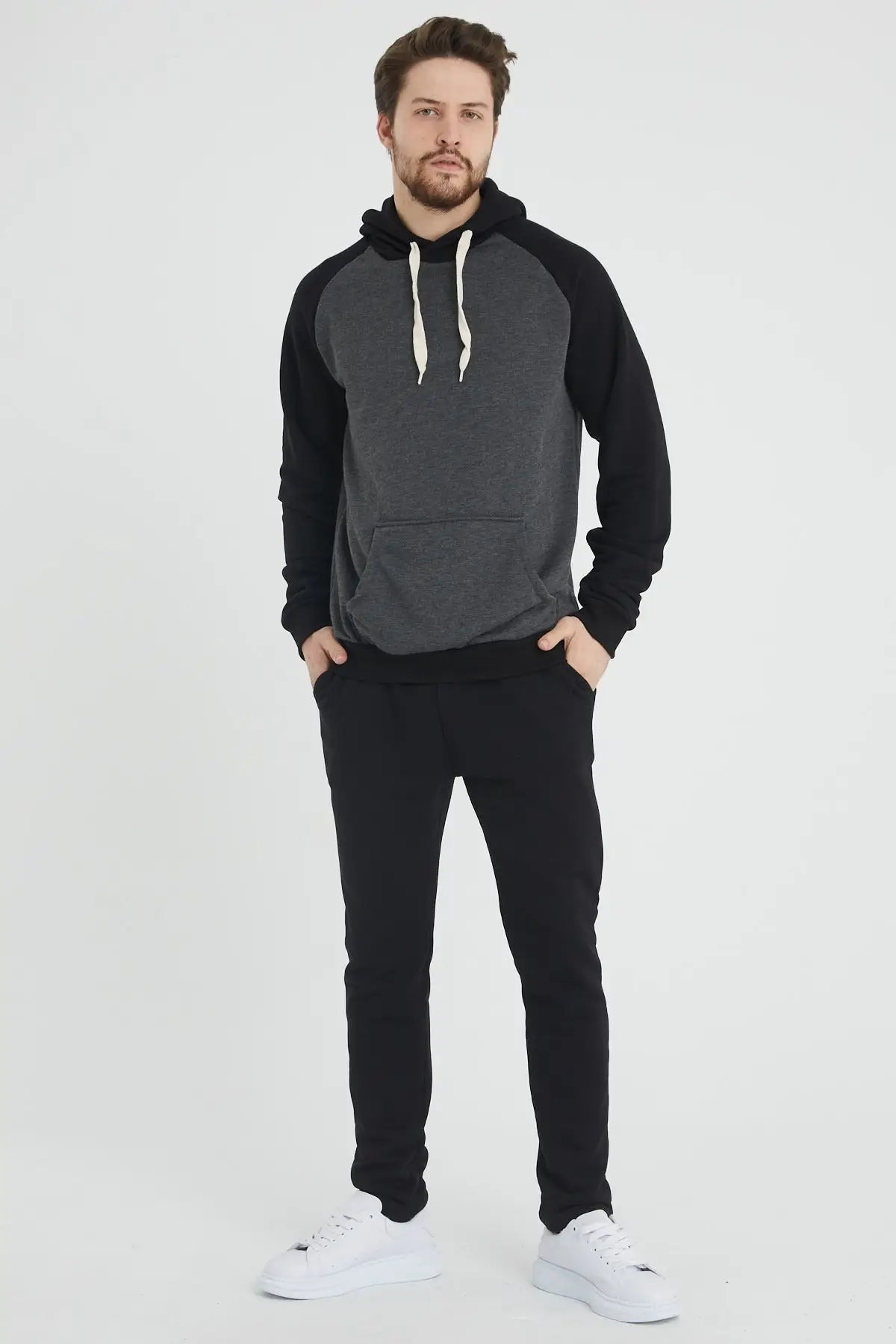 Men's Anthracite Tracksuit Set