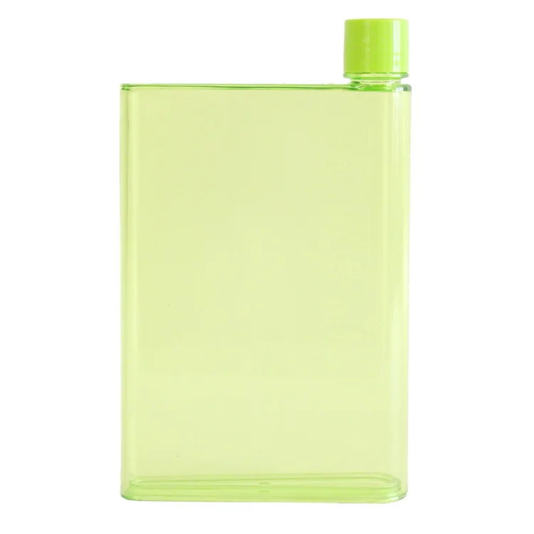 Пластиковая бутылка для воды в форме А5 плотная фляжка питьевой портативная