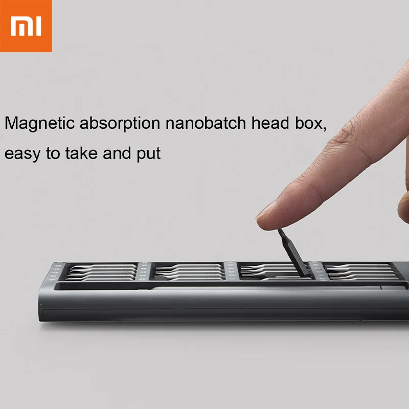 Набор отверток XIAOMI 24 в 1 прецизионные биты для магнитных с шестигранной головкой