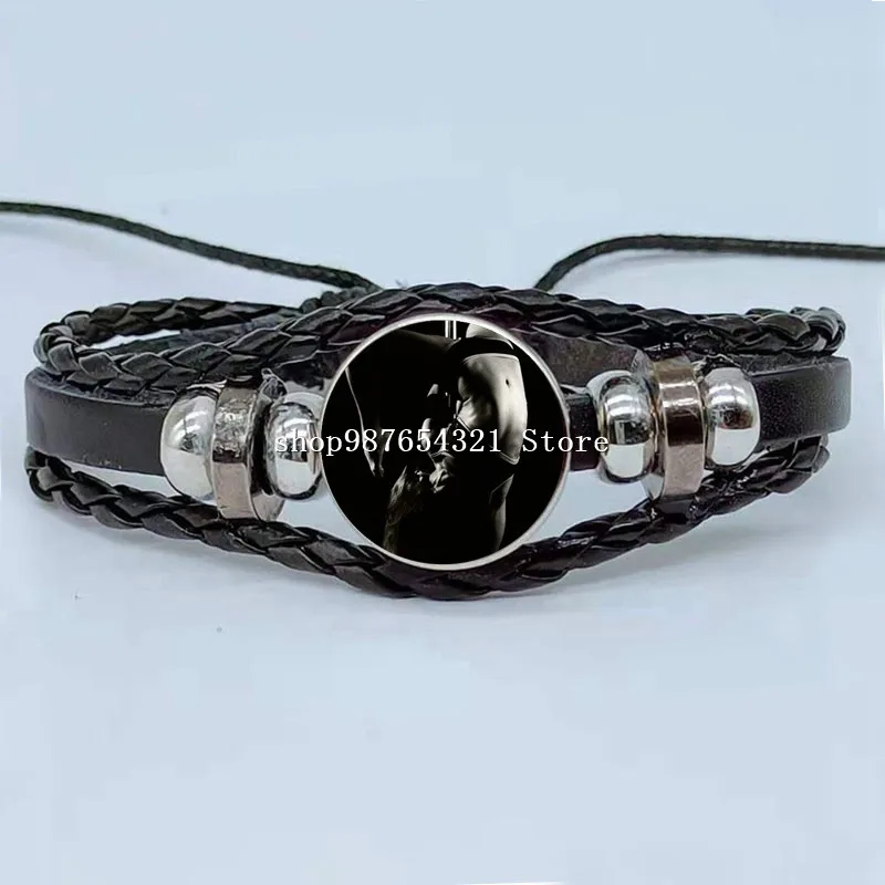 Модный браслет с изображением шеста для танца фитнеса очаровательный