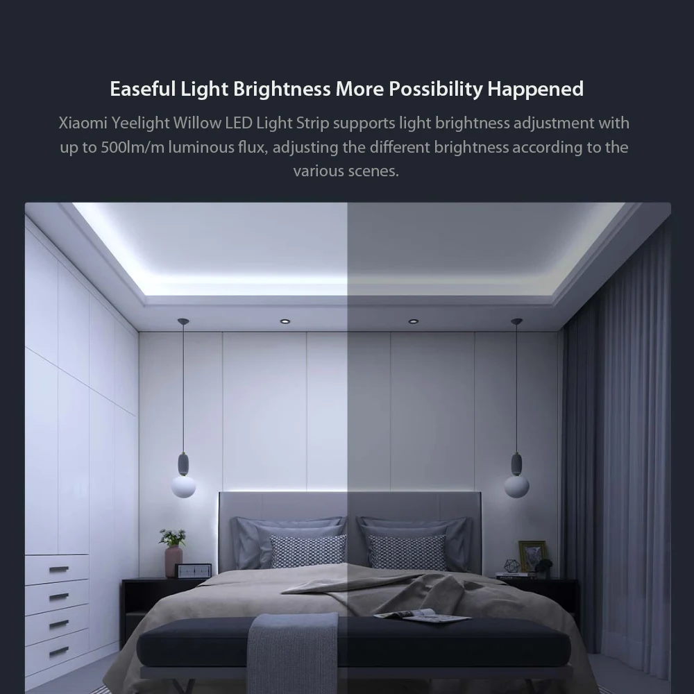 Yeelight Willow 30 м светодиодный светильник с регулировкой цветовой температуры умный дом связь WiFi приложение контрольная лента для Xiaomi Mi дома