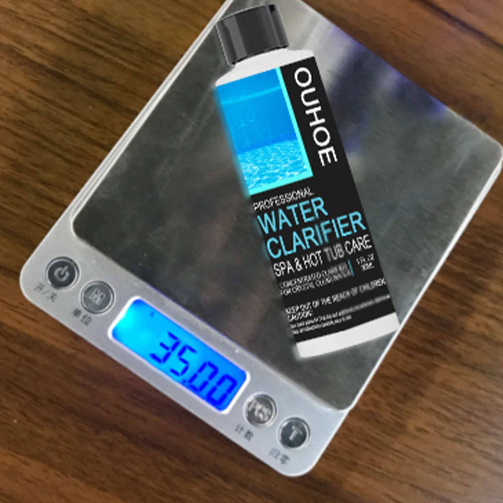 

Swimming Pool Water Treatment Agent Spa Hot Tub Clarifier Pool Surface Oil Stain Remover Defoaming Spray Purifier