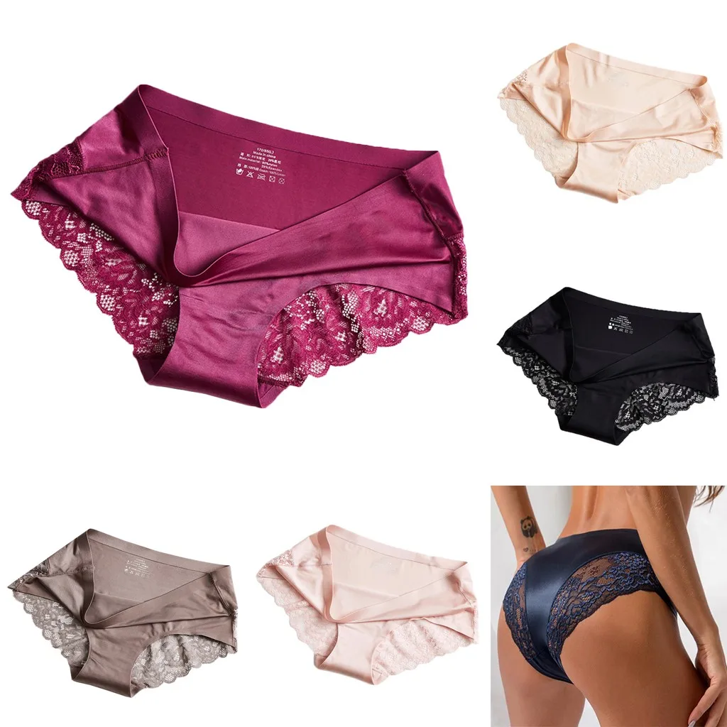 

Spandex&nylon Sexy Panty Briefs Lace Panties Women Underwear Lingerie Panties For Female Ladies Floral Pantys Underpants FT