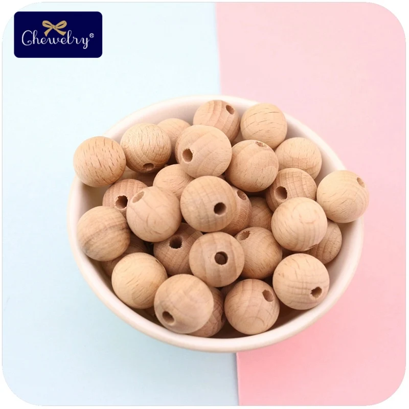 Бусины из бука 10-30 мм | Мать и ребенок