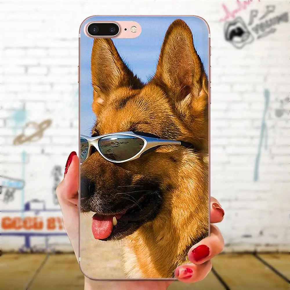 ТПУ защитный чехол немецкая овчарка в продаже роскошный классный для Xiaomi Redmi Note 2 3