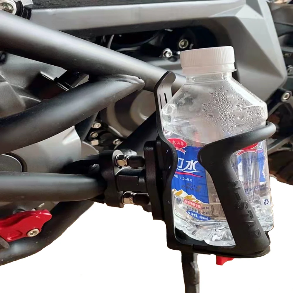 

Motorcycle Beverage Water Bottle Drink Cup Holder Mount For Colove KY400X KY500X 500F 500R GK500