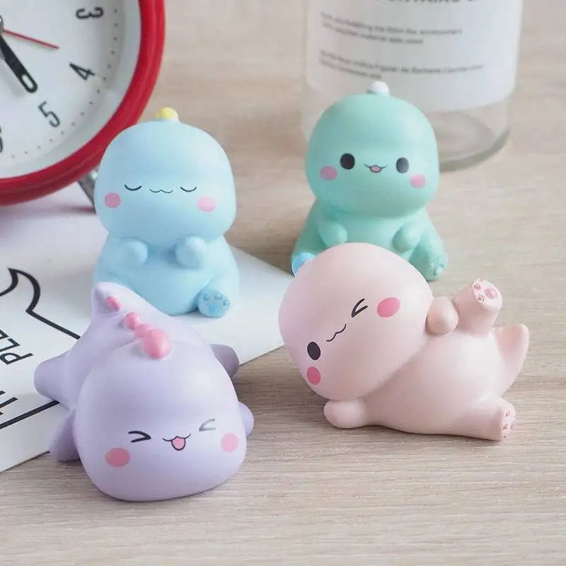 

Cute kawaii little dinosaur desktop decoration room living room garden car decoration to give friends a better birthday gift
