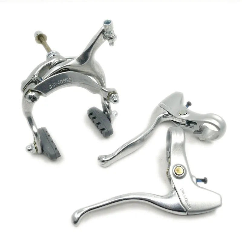 

Bike Brake Lever & C Type Caliper 61-69mm Aluminum Alloy MTB Folding Bike City Urban Road Bicycle Brake DIA COMPE JAPAN