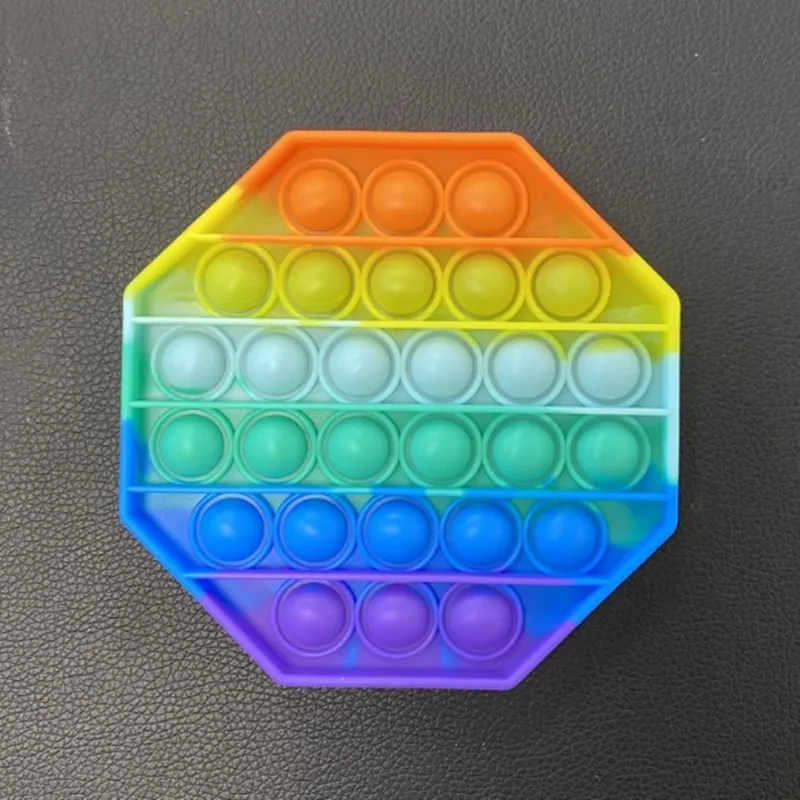 

Fidget Sensory Toys Toys 12/19/22PCS Pack Set Antistress Relief Autism Anxiety Push Bubble Cube for Kids Adults Squishy Gift
