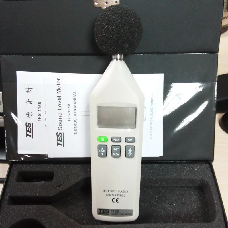TES-1151 Micro-USB Sound Level Meter 30 to 130 dB TES1151 DC/AC Noise Tester 4G Card |