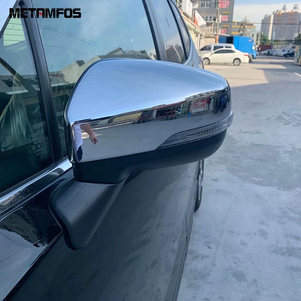 Для Subaru Forester SK 2019 2020 Chrome боковая вида дверь зеркало обложка литья отделка рамы