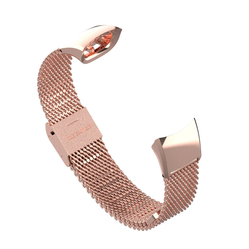 Rose Gold Honor Band 5 ремешок Миланский металлический ремешок браслет для смарт-часов браслеты из нержавеющей стали для huawei Honor 4 5 Замена ремешка - Цвет: Rose Gold