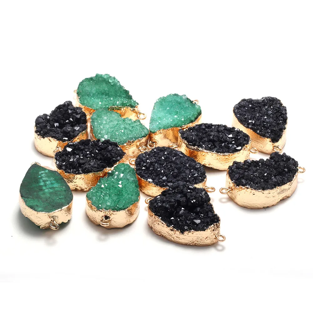 Натуральный кварц бриллиантовая форма бриллиантовые Подвески для изготовления