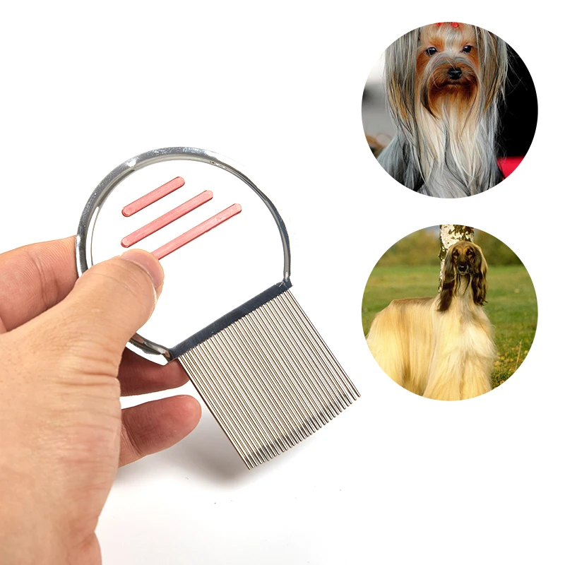 Аксессуары для блох полукруглая длинная решетка из нержавеющей стали 304 гребень