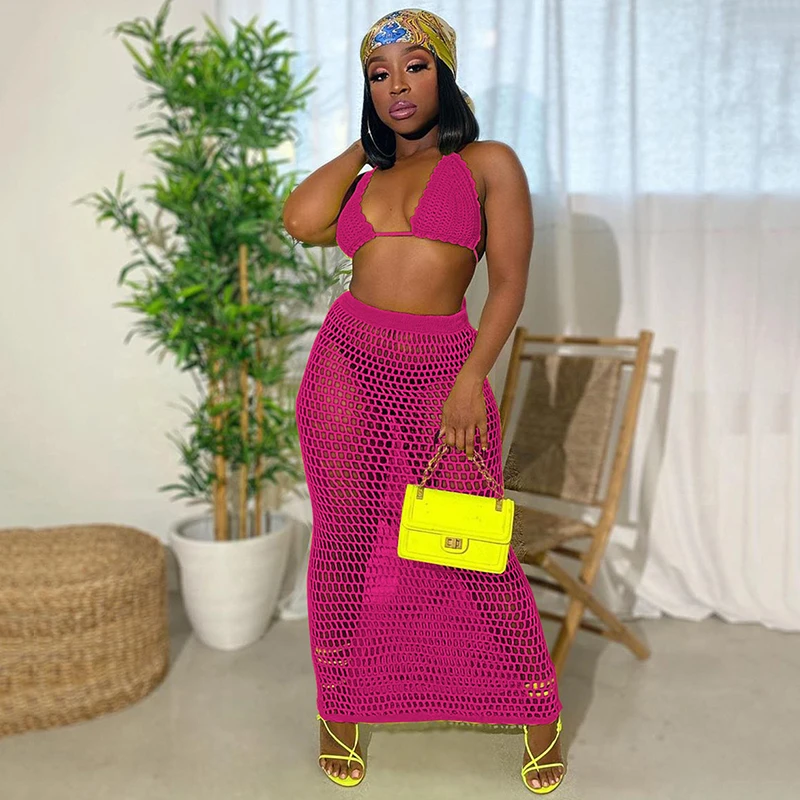 Комплект из двух предметов Townlike с вырезами пикантный топ на бретелях-спагетти и