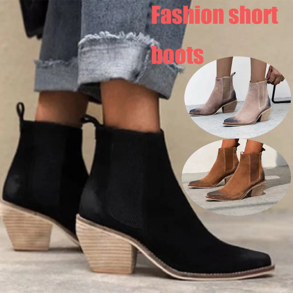 

Sagace Bottes Femmes; Женские ботинки; Сезон осень-зима; Женские ботильоны; Женская обувь; Повседневные женские замшевые ботинки; Botas Mujer; 2020