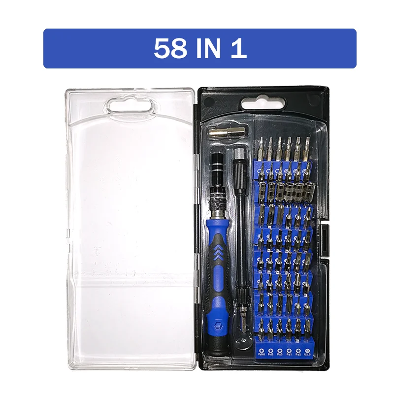 

Screwdriver Tool Sets 58 In 1 Multifunction 54 Screw Driver Bits Repair Hand Tools For Phone Notebook Watch Sunglasses