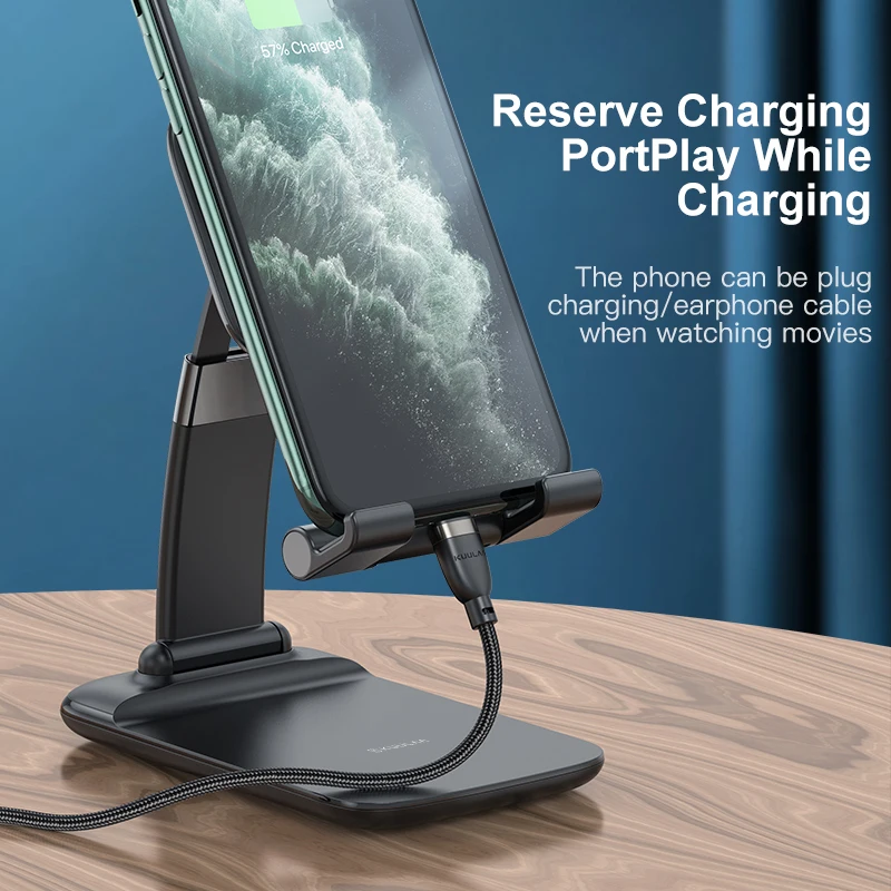 kuulaa phone tablet stands desktop holder for ipad pro iphone huawei adjustable foldable mobile phones desktop support 12 9in free global shipping