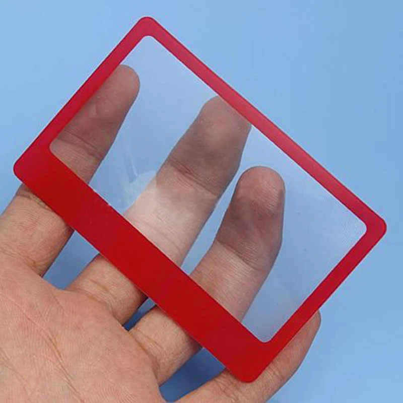 1 шт. портативная увеличительная Лупа с 3х увеличением полная страница для чтения