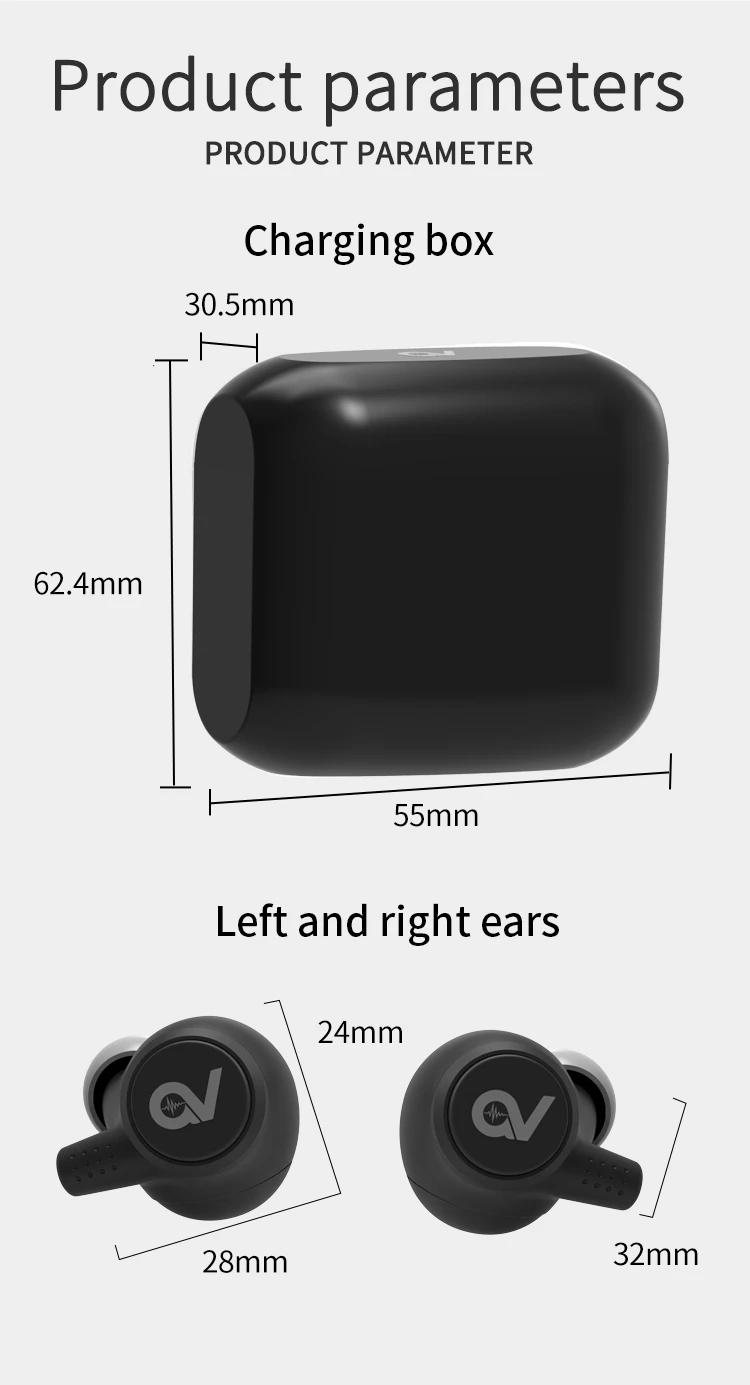 Новые TWS наушники Bluetooth 5,0 беспроводные наушники стерео в ухо Bluetooth водонепроницаемые мини беспроводные вставные наушники