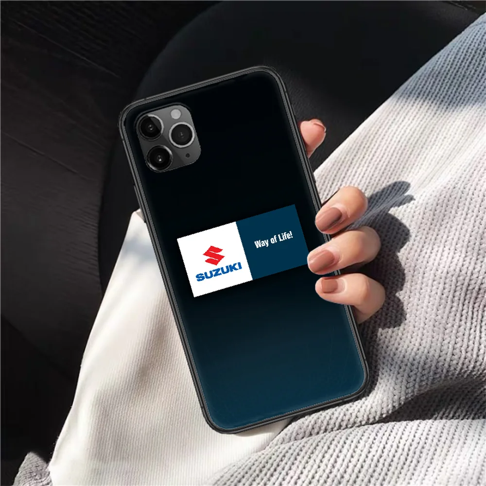 

Suzuki Phone Case For Iphone 11 12 Mini PRO XR X XS MAX 6 6s 7 8 Plus 5 5s SE 2020 black Waterproof Luxury Coque Trend Prime