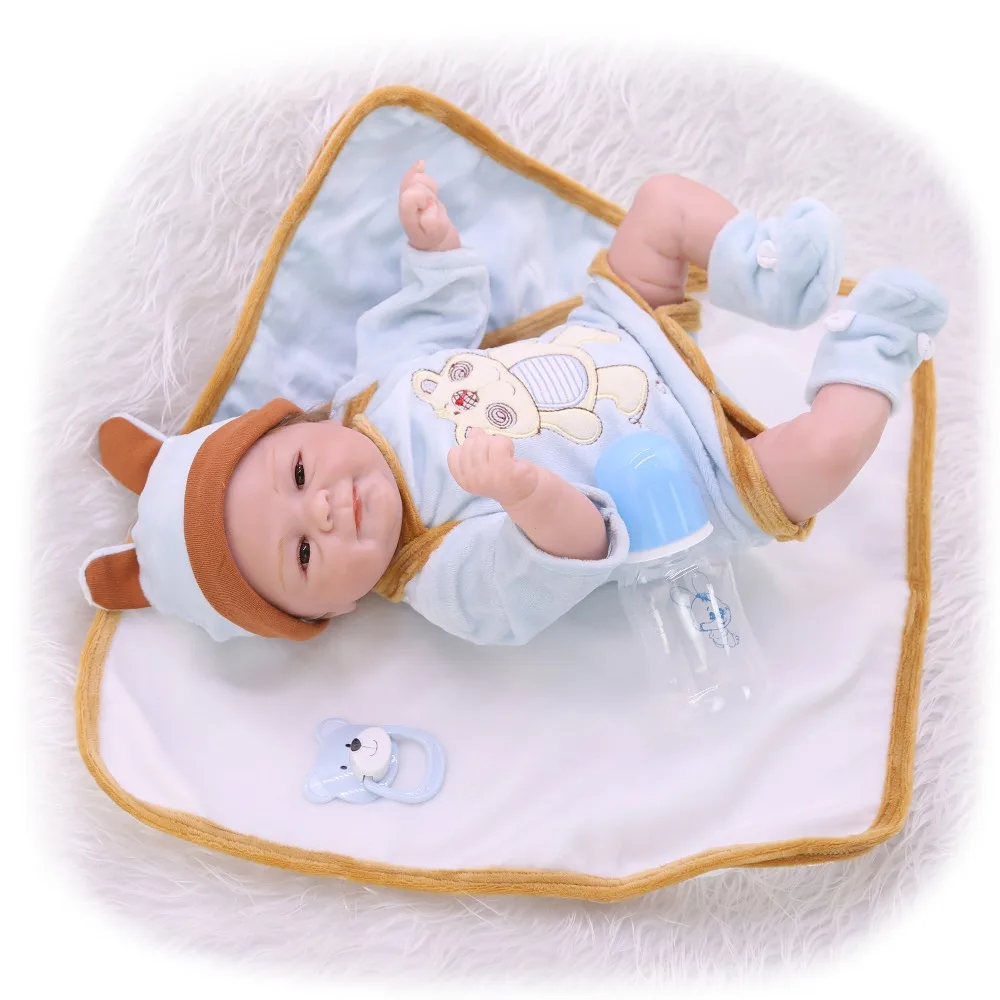 Bebe Reborn Младенцы реалистичные силиконовые куклы 45 см Новое поступление детские