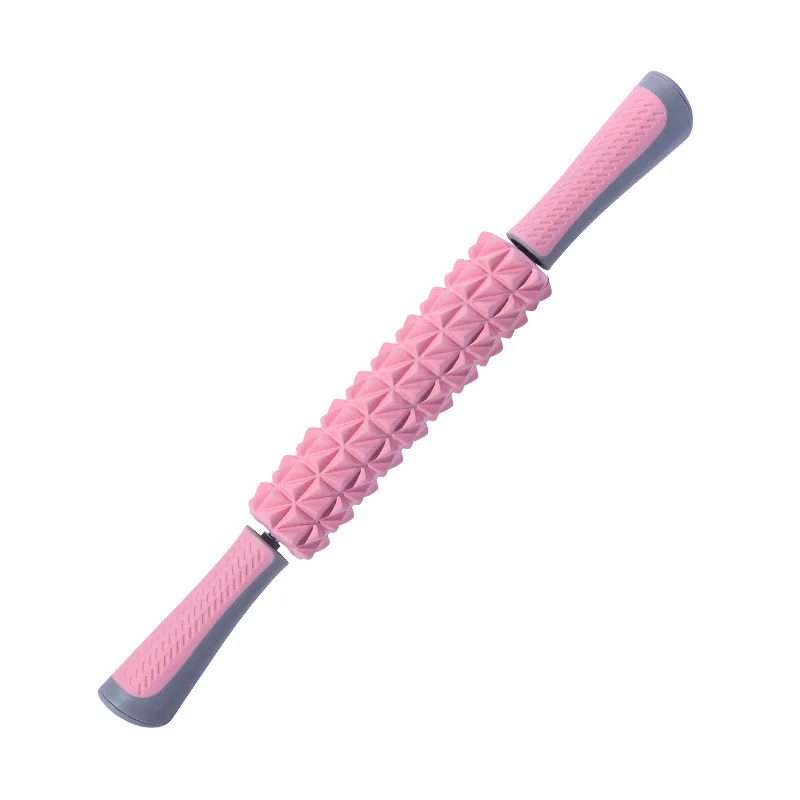 

Yoga Block Muscle Roller Stick Massage Roller Women Gym Fitness Stick Spike Roller Leg Massager Stovepipe Back Foam Roller Men