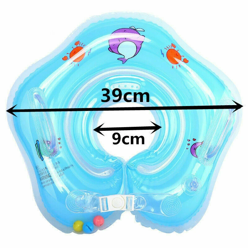 Baby Swimming Ring Inflatable Infant Floating Safety Circle Pool Accessories Bathing Neck Toy Dropship | Спорт и развлечения