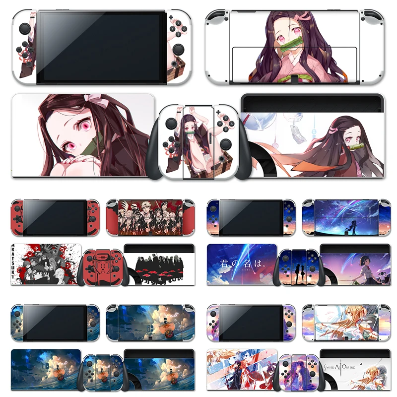 

Action Anime Demon Slayer Protector Skin Sticker For Nintendo Switch OLED