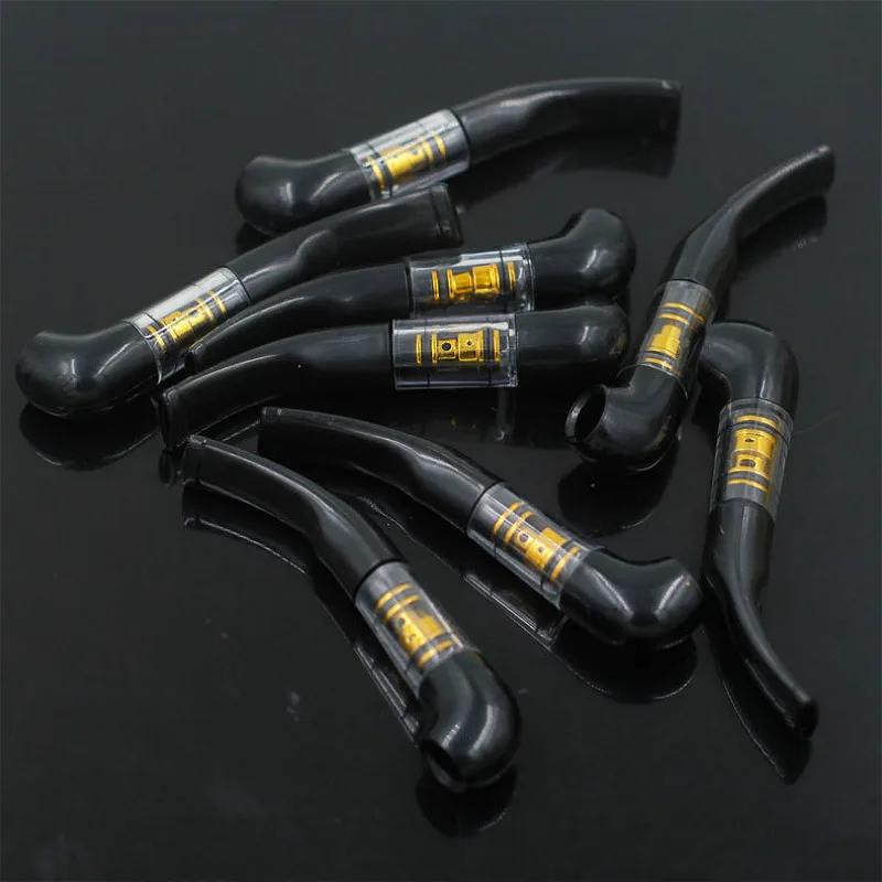 Черная Новинка золотые аксессуары для сигарет фильтр Держатель пищевого класса