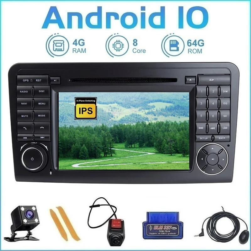 ZLTOOPAI Android 10 для Benz GL ML Класс W164 X164 ML450 ML500 GL320 GL450 Автомобильный плеер Мультимедиа